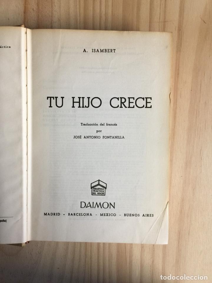 Libros de segunda mano: Tu hijo crece - A. Isambert - Foto 3