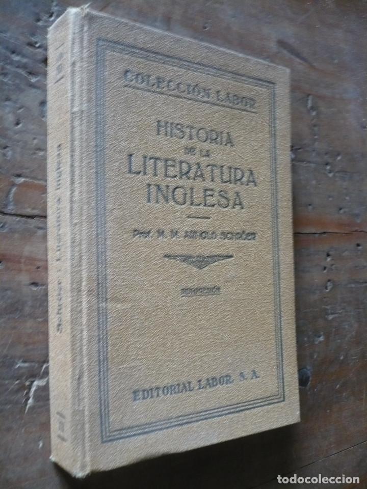 Libros de segunda mano: Col. Labor, Hist&oacute;ria de la Literatura Inglesa - Foto 1