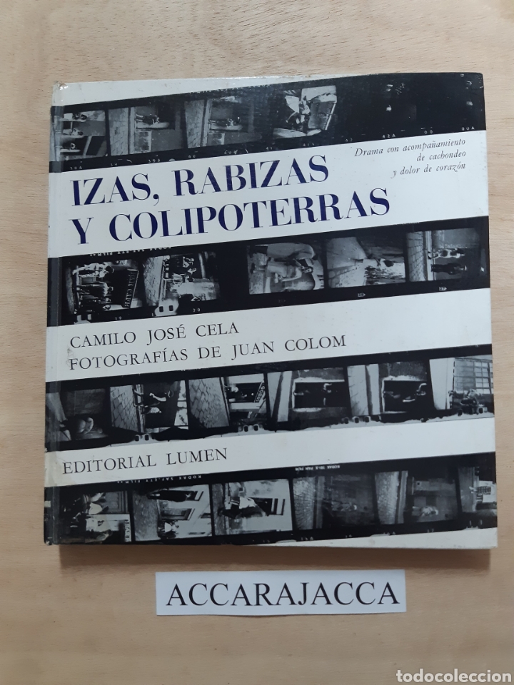 Libros de segunda mano: Izas. Rabizas y colipoterras. Camilo Jos&eacute; Cela - Foto 1