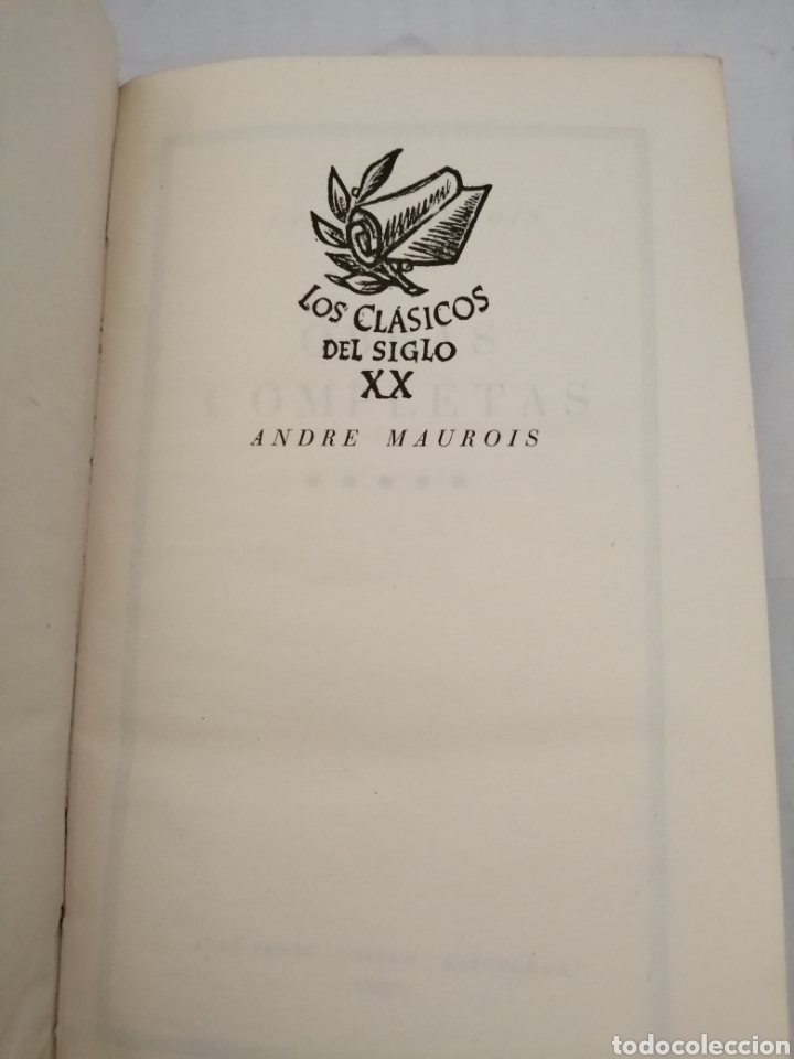 Libros de segunda mano: Andr&eacute; Maurois. Obras Completas V: ENSAYOS (Primera edici&oacute;n) - Foto 3
