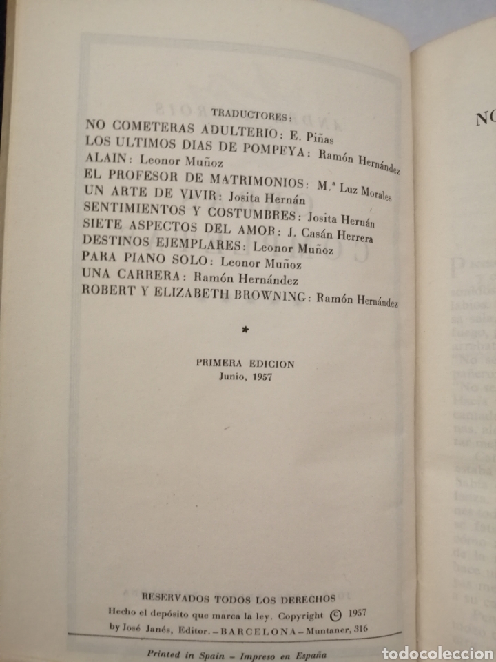Libros de segunda mano: Andr&eacute; Maurois. Obras Completas V: ENSAYOS (Primera edici&oacute;n) - Foto 5