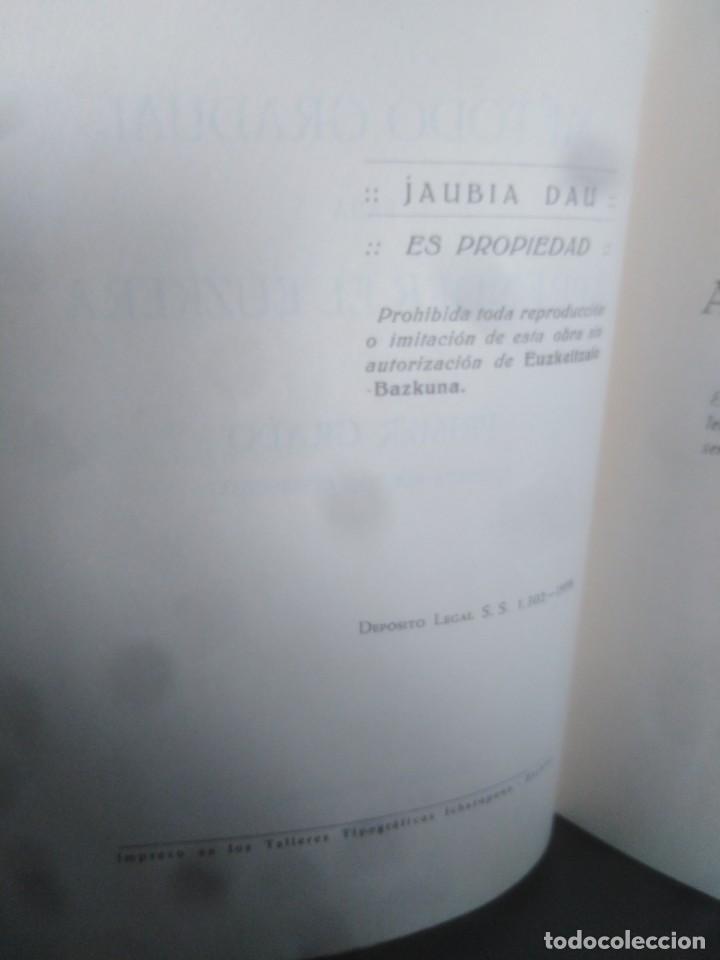 Libros de segunda mano: M&Eacute;TODO GRADUAL PARA APRENDER EL EUZKERA - PRIMER GRADO - 1958 - EUSKERA - Foto 2
