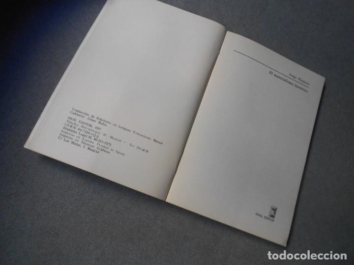 Libros de segunda mano: EL MATERIALISMO HISTORICO - Foto 2