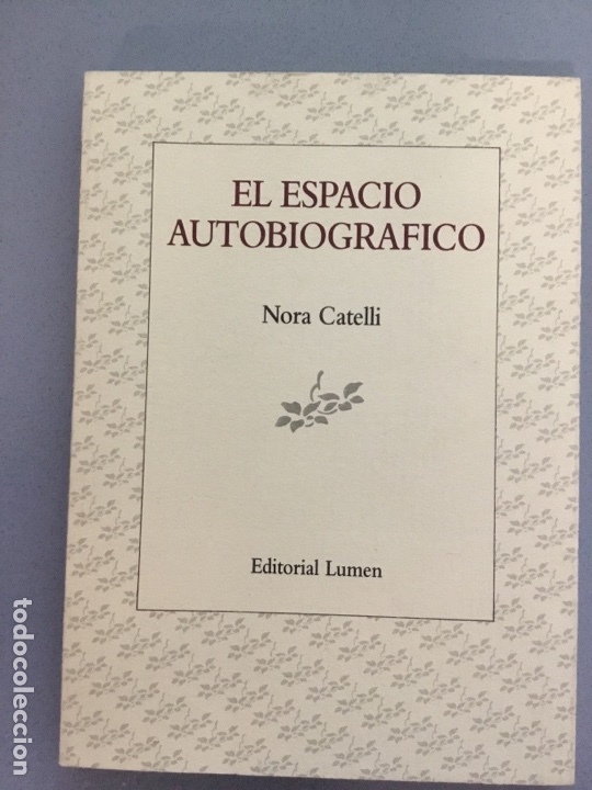 Libros de segunda mano: El espacio autobiogr&aacute;fico - Foto 1
