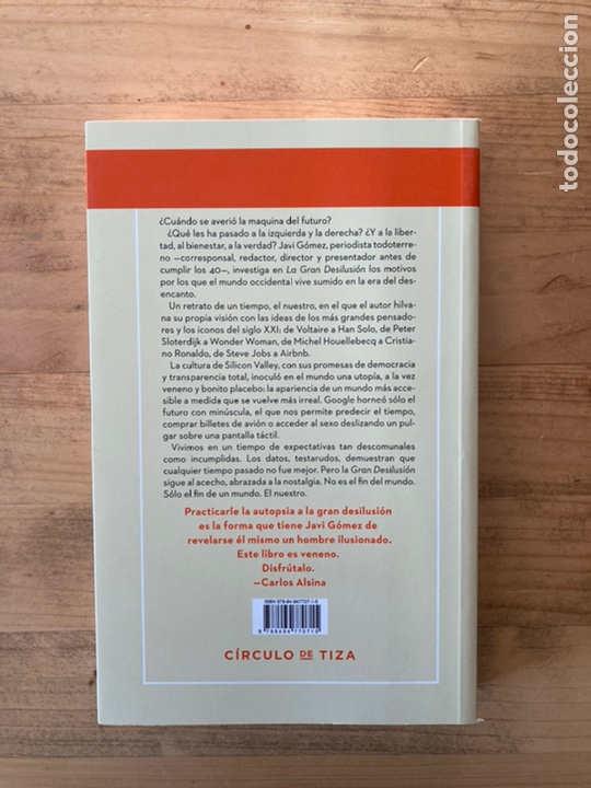 Libros de segunda mano: La gran desilusi&oacute;n. Javi G&oacute;mez. C&iacute;rculo de Tiza - Foto 2