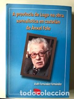 Second hand books: A PROVINCIA DE LUGO NA OBRA XORNAL&Iacute;STICA EN CASTEL&Aacute;N DE ANXEL FOLE, RUTH FERN&Aacute;NDEZ
