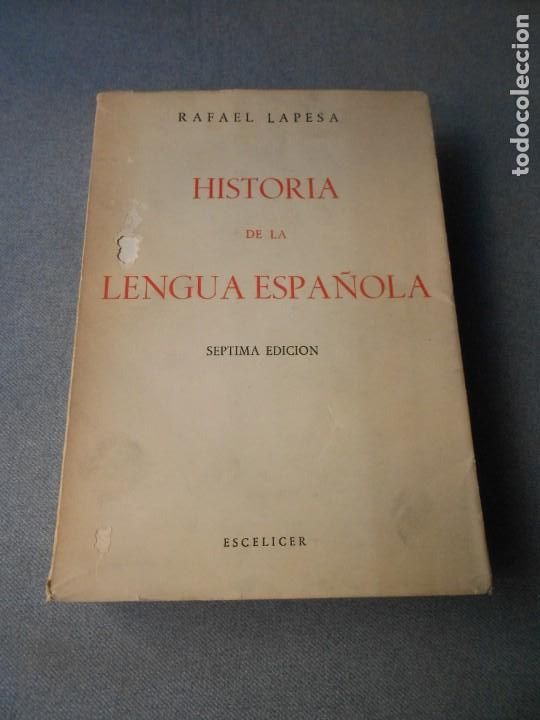 Libros de segunda mano: HISTORIA DE LA LENGUA ESPA&Ntilde;OLA - Foto 1