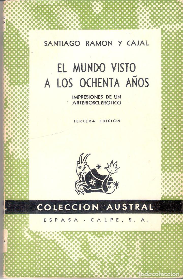 Libros de segunda mano: EL MUNDO VISTO A LOS OCHENTA A&Ntilde;OS. - SANTIAGO RAMON Y CAJAL