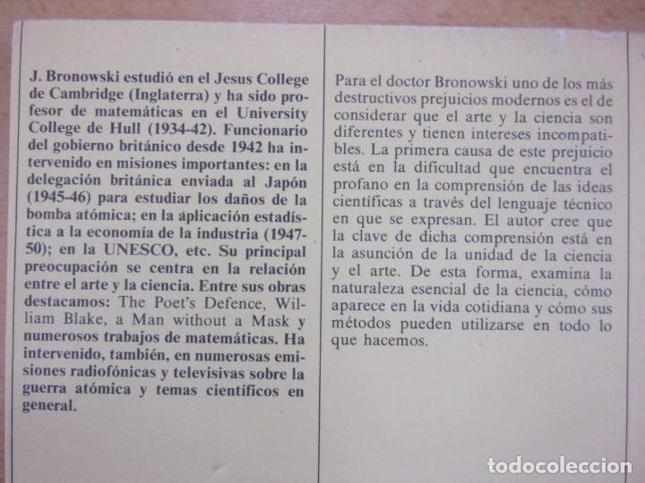 Libros de segunda mano: EL SENTIDO COM&Uacute;N DE LA CIENCIA / J. BRONOWSKI / 1&ordf; ED. 1978. PENINSULA - Foto 5