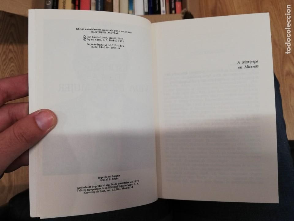 Libros de segunda mano: ESQUEMA DE LA VIDA DE LA MUJER. JOS&Eacute; BOTELLA LLUSI&Aacute;. 1975 - Foto 2