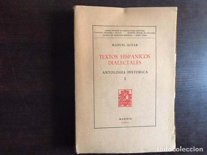 Libros de segunda mano: Textos hisp&aacute;nicos dialectales. Manuel Alvar - Foto 1