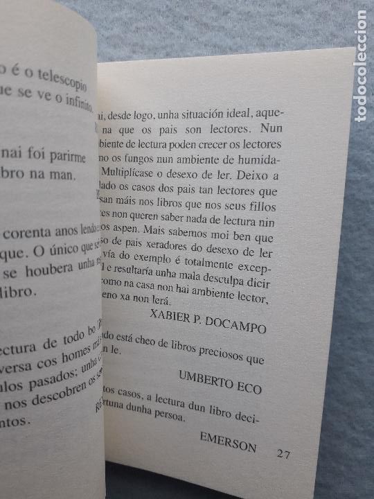 Libros de segunda mano: Ditos sobre o libro e a lectura. Escolma de Xavier Seoane - Foto 3