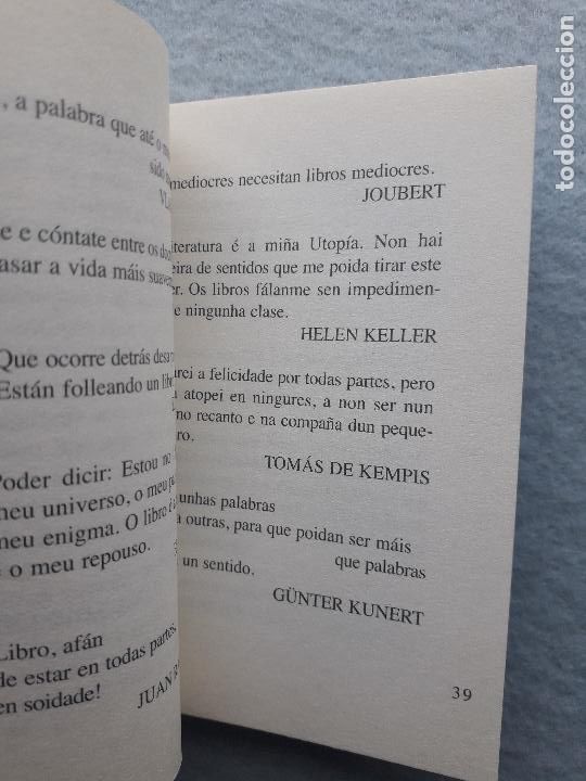 Libros de segunda mano: Ditos sobre o libro e a lectura. Escolma de Xavier Seoane - Foto 5