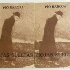 Libros de segunda mano: BAROJA, PÍO - HOJAS SUELTAS. ESCRITOS INÉDITOS - 2 TOMOS. Lote 226105240