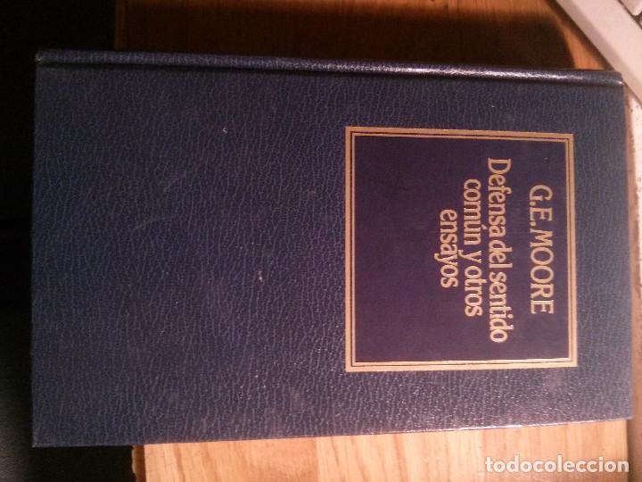 Libros de segunda mano: defensa del sentido com&uacute;n y otros ensayos, g.e. moore. - Foto 1