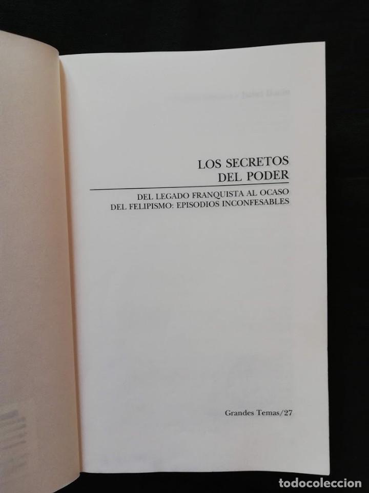Libros de segunda mano: LOS SECRETOS DEL PODER - JOS&Eacute; D&Iacute;AZ HERRERA - ISABEL DUR&Aacute;N - Foto 3