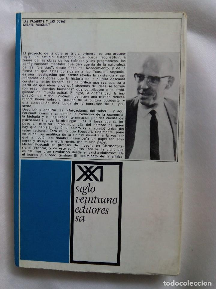 Libros de segunda mano: LAS PALABRAS Y LAS COSAS / MICHEL FOUCAULT - Foto 2