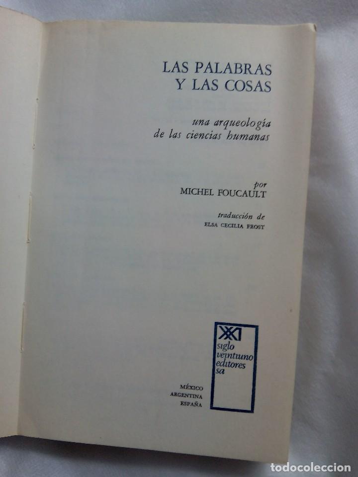Libros de segunda mano: LAS PALABRAS Y LAS COSAS / MICHEL FOUCAULT - Foto 5