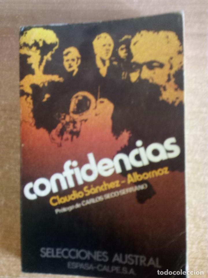 Libros de segunda mano: CONFIDENCIAS. SANCHEZ ALBORNOZ - Foto 1
