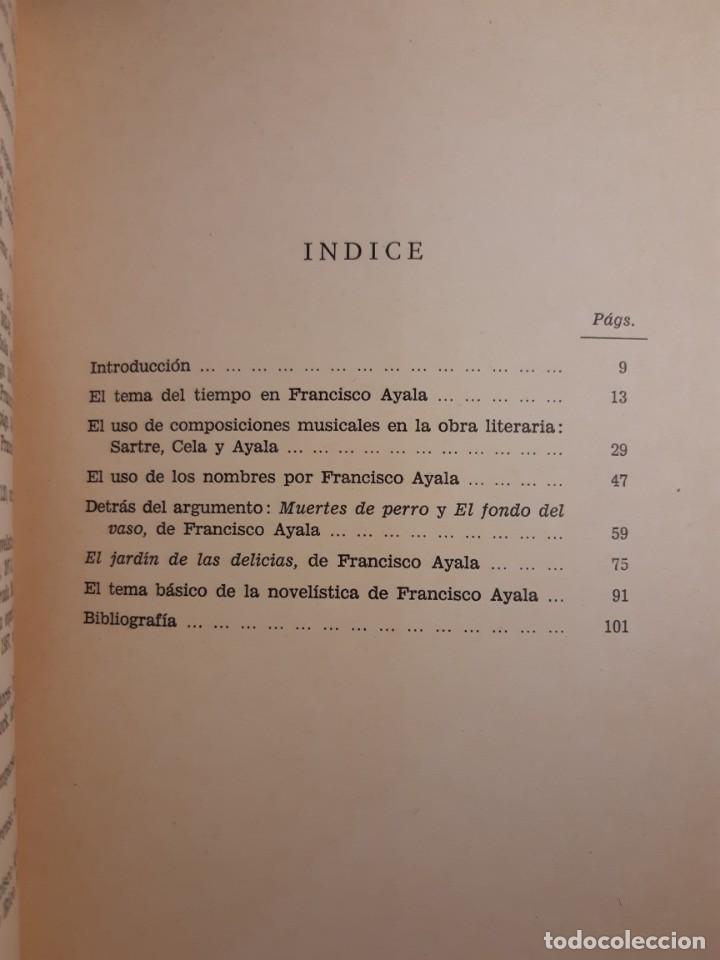 Libros de segunda mano: Los recursos t&eacute;cnicos en la novel&iacute;stica de Francisco Ayala - Foto 5