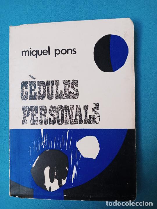 Libros de segunda mano: C&egrave;dules Personals - Miquel Pons - Foto 1