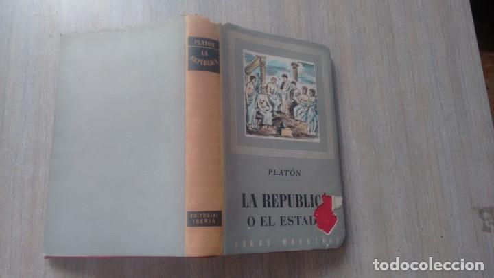 Libros de segunda mano: PLATON - LA REPUBLICA O EL ESTADO - Foto 2