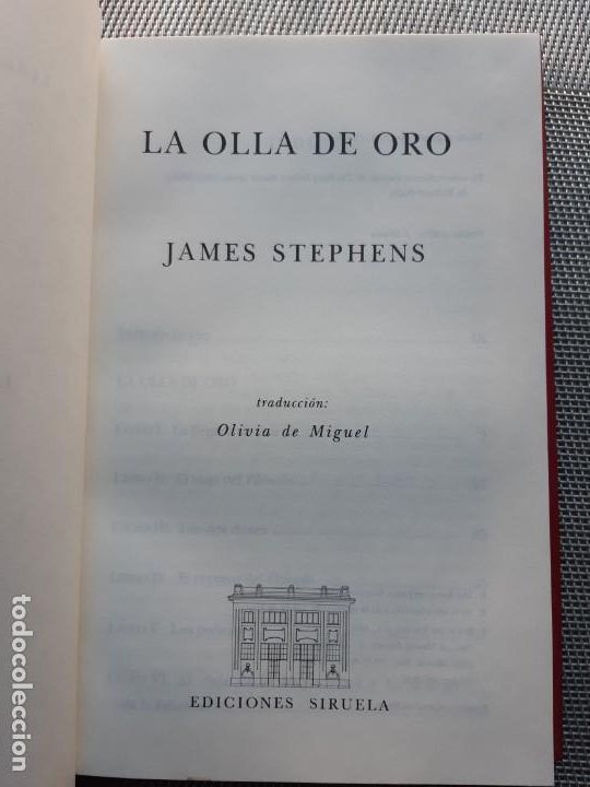 Libros de segunda mano: La olla de oro James Stephens - Foto 2