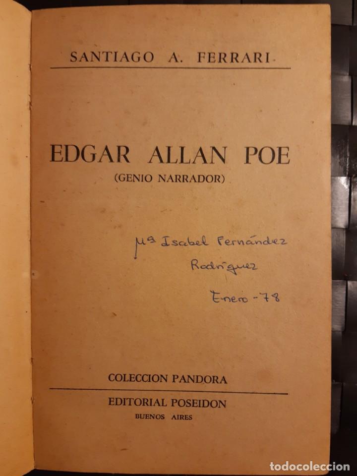 Libros de segunda mano: Edgar Allan Poe genio creador - Foto 4
