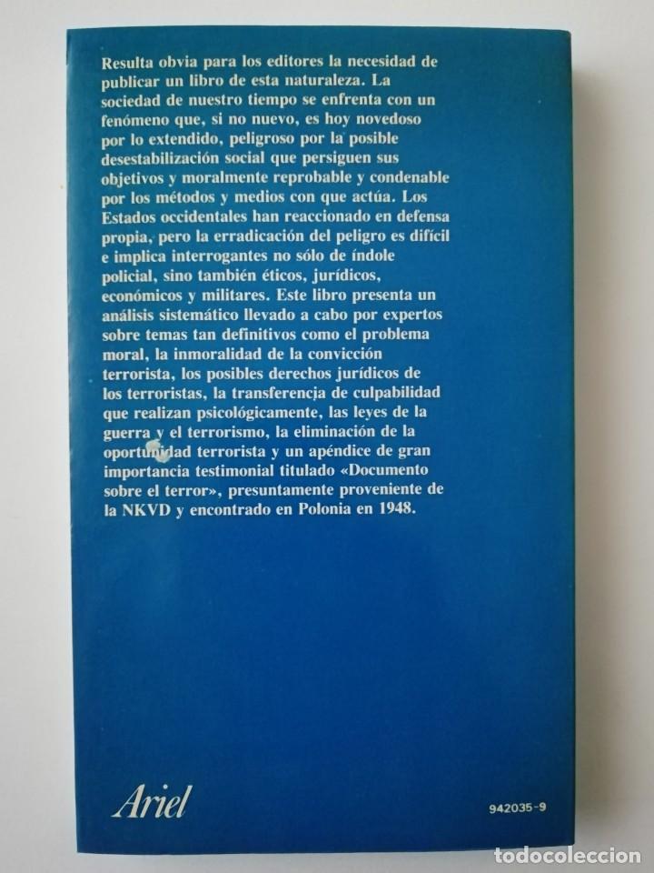 Libros de segunda mano: La moral del terrorismo - David C. Rapoport - Ed. Ariel 1985 - Foto 2