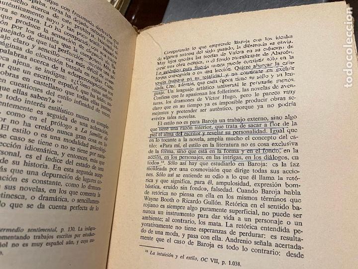 Libros de segunda mano: BAROJA, UN ESTILO, Birute Ciplijauskaite - Foto 2