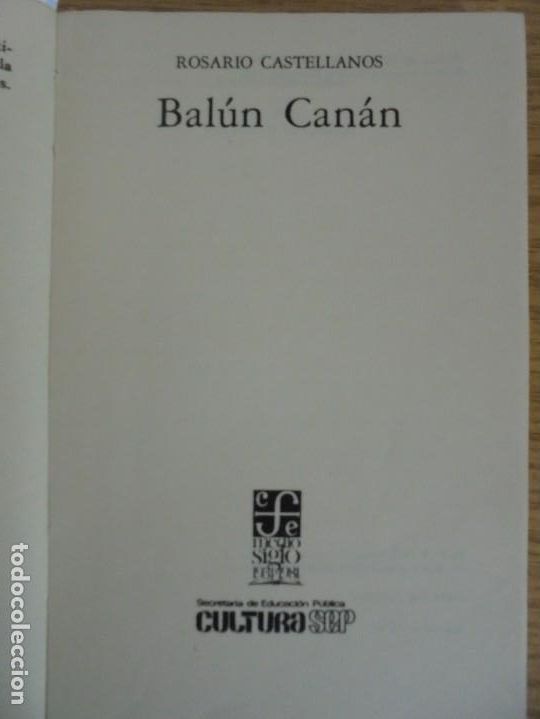 rosario castellanos. baluncanan. lecturas 6 me Comprar Libros de
