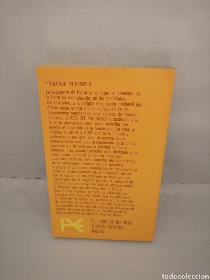 Libros de segunda mano: La idea del progreso (Primera edici&oacute;n) - Foto 2