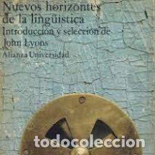 Libros de segunda mano: nuevos horizontes de la ling&uuml;&iacute;stica John Lyons - Foto 1