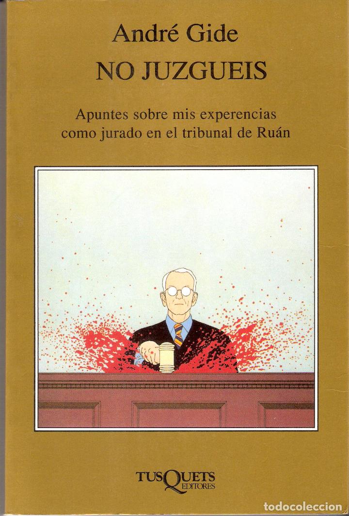 Libros de segunda mano: NO JUZGUEIS - ANDR&Eacute; GIDE - Foto 1