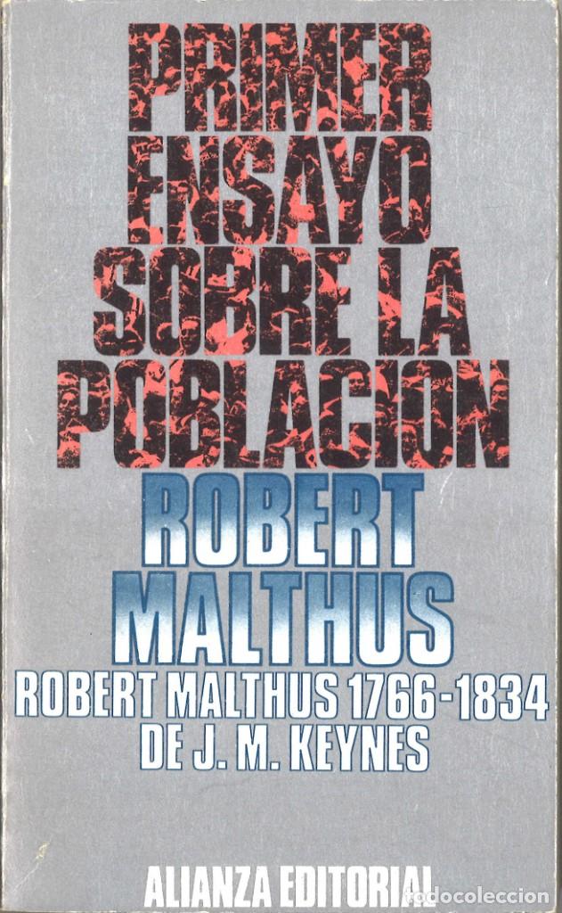 Libros de segunda mano: Primer ensayo sobre la poblaci&oacute;n. Robert Malthus. 1970 - Foto 1