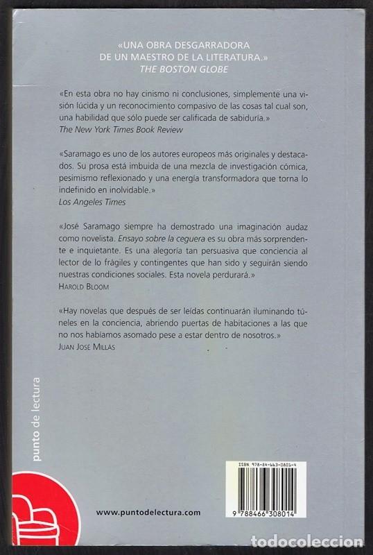 Libros de segunda mano: ENSAYO SOBRE LA CEGUERA JOS&Eacute; SARAMAGO - Foto 2