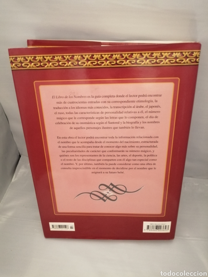Libros de segunda mano: El libro de los nombres (tapa dura) - Foto 2