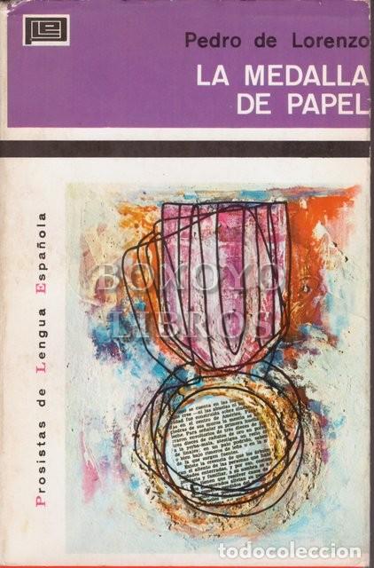 Libros de segunda mano: LORENZO, Pedro de. La medalla de papel - Foto 1