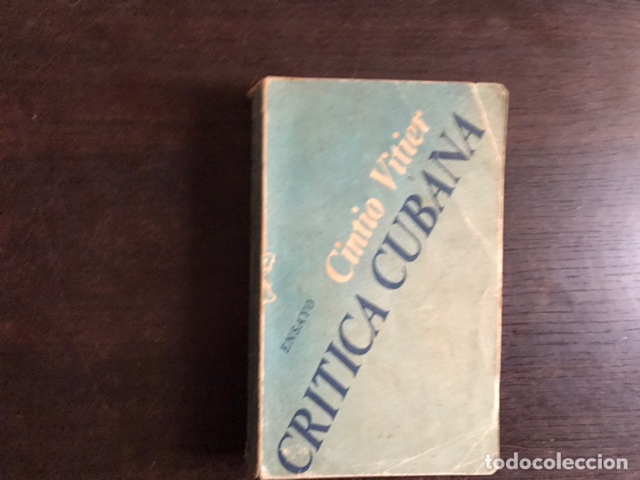 Libros de segunda mano: Cr&iacute;tica cubana. Cintio Vitier - Foto 1