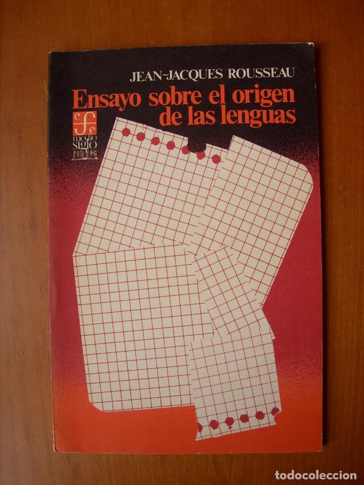 Libros de segunda mano: ENSAYO SOBRE EL ORIGEN DE LAS LENGUAS / JEAN-JACQUES ROUSSEAU - Foto 1