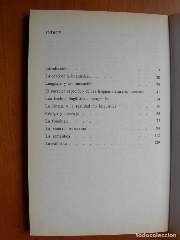 Libros de segunda mano: CLAVES PARA LA LING&Uuml;&Iacute;STICA / GEORGES MOUNIN - Foto 3