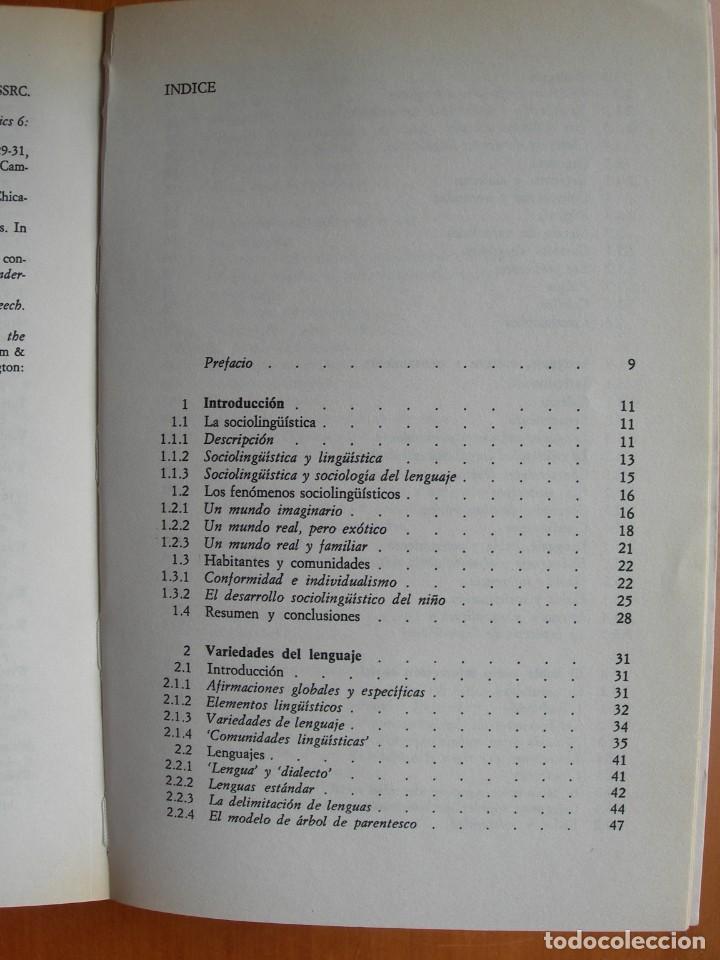 Libros de segunda mano: LA SOCIOLING&Uuml;&Iacute;STICA / R. A. HUDSON - Foto 3