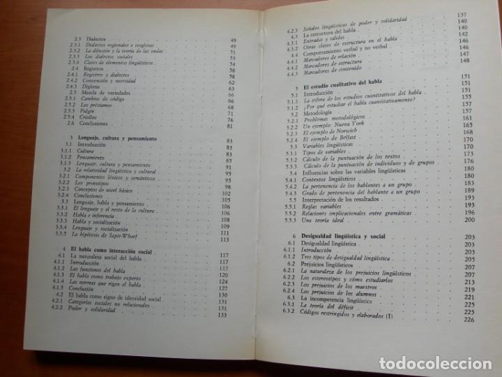 Libros de segunda mano: LA SOCIOLING&Uuml;&Iacute;STICA / R. A. HUDSON - Foto 4