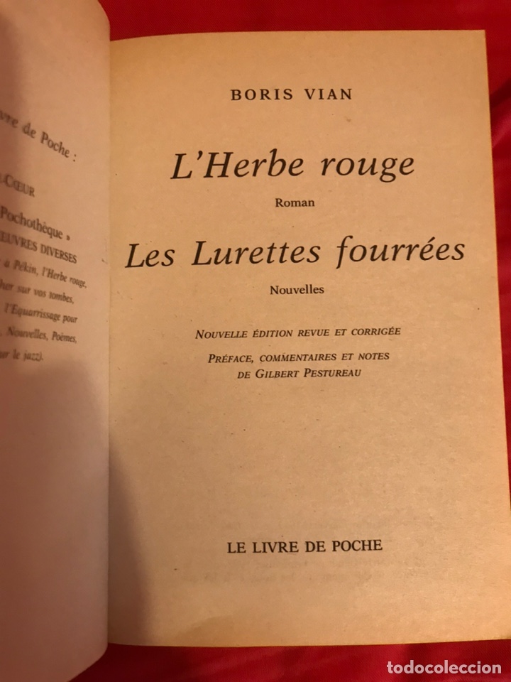 Libros de segunda mano: Libro Boris Vian. En franc&eacute;s - Foto 2