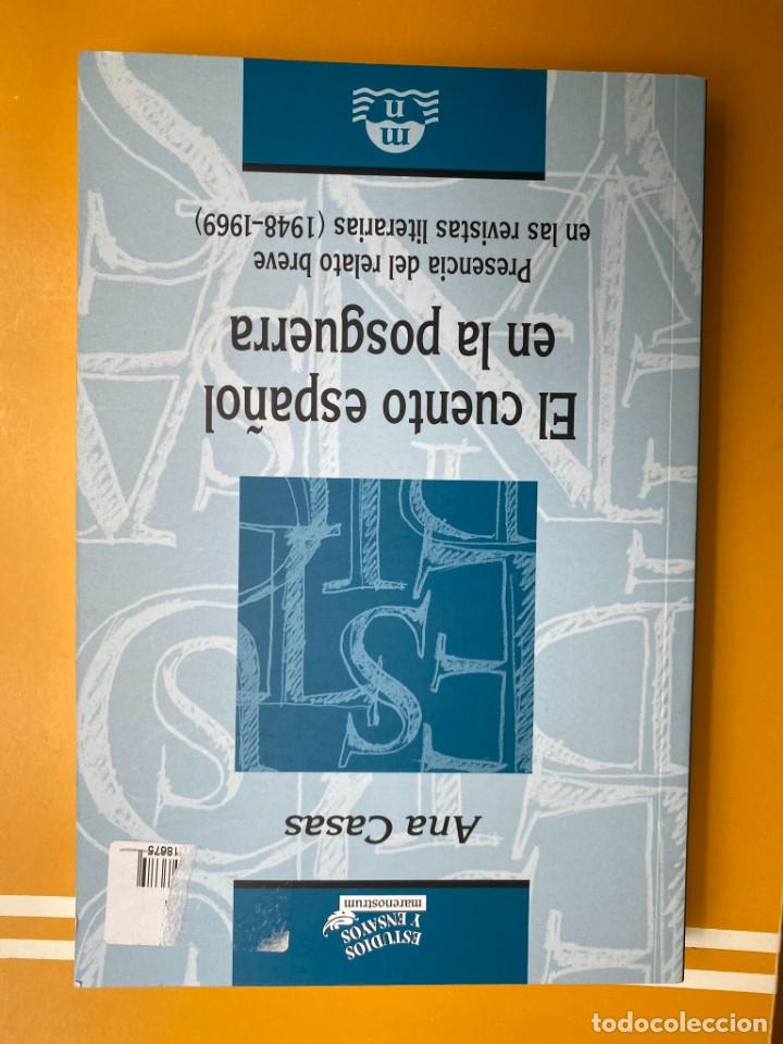 Libros de segunda mano: EL CUENTO ESPA&Ntilde;OL EN LA POSGUERRA - Foto 1