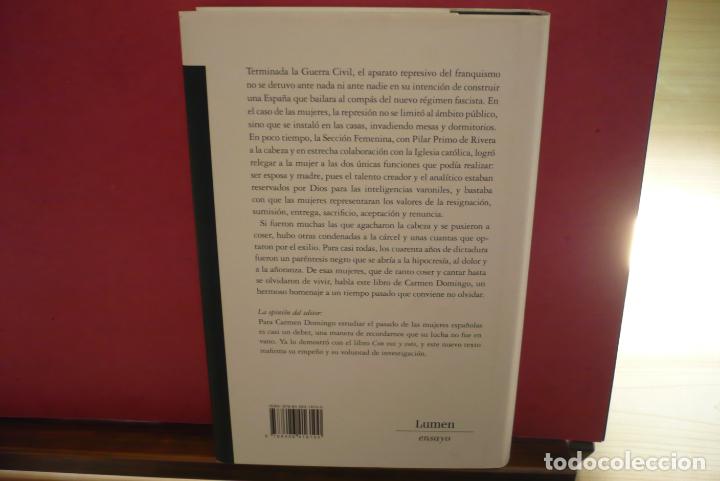 Libros de segunda mano: Coser y Cantar. Carmen Domingo. Lumen, 2007. - Foto 4