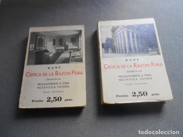 Libros de segunda mano: CRITICA DE LA RAZON PURA - Foto 1