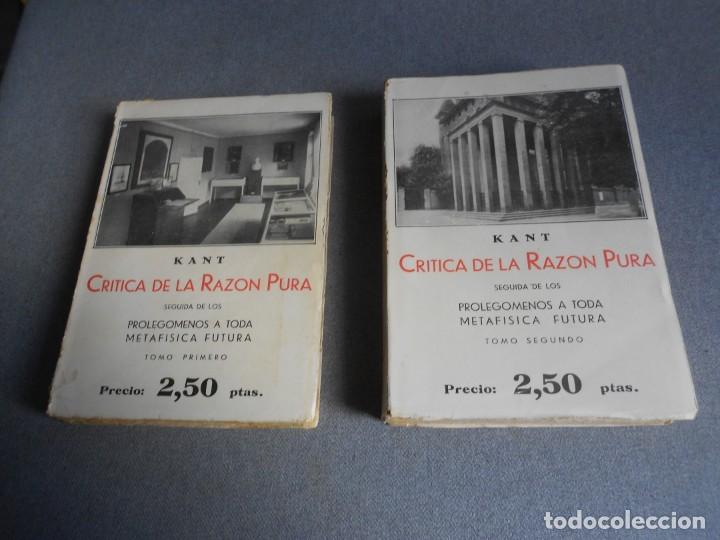 Libros de segunda mano: CRITICA DE LA RAZON PURA - Foto 2