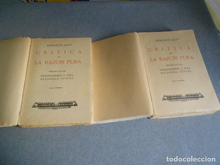 Libros de segunda mano: CRITICA DE LA RAZON PURA - Foto 3