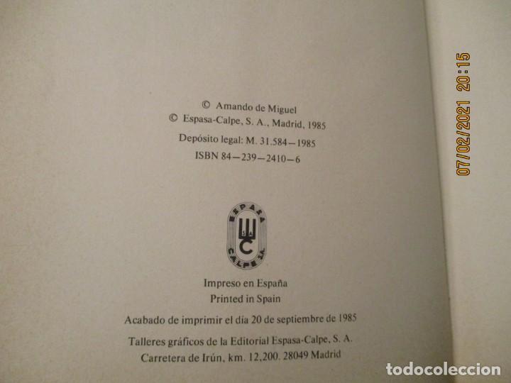 Libros de segunda mano: .La Perversion del Lenguaje Amando de Miguel Espasa Calpe 1985 - Foto 5